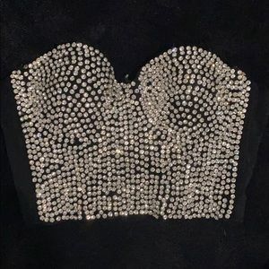 windsor diamond bustier top